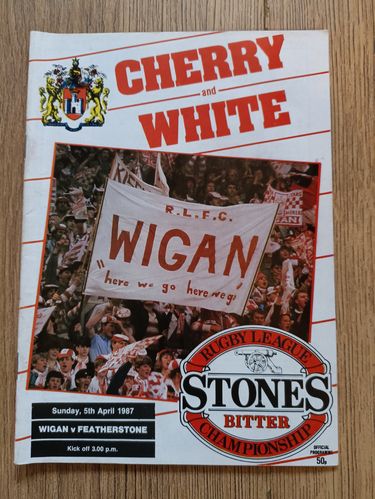 Wigan v Featherstone April 1987