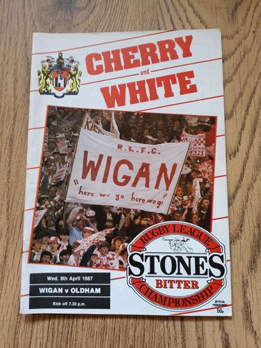 Wigan v Oldham April 1987
