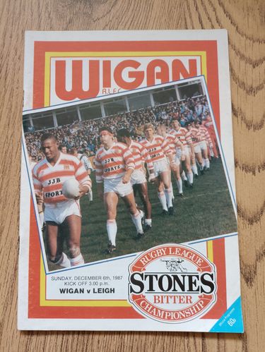 Wigan v Leigh Dec 1987