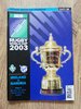 Ireland v Namibia 2003 Rugby World Cup Programme