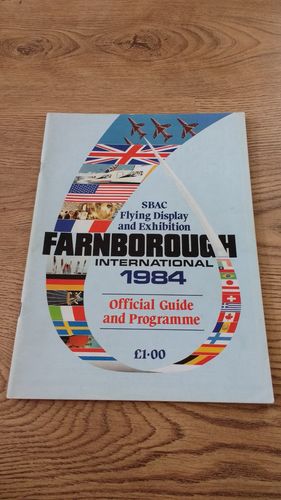 Farnborough 1984 International Flying Display & Exhibition Programme