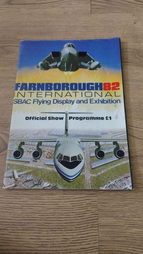 Farnborough 1982 International Flying Display & Exhibition Programme