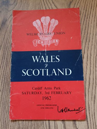 Wales v Scotland 1962
