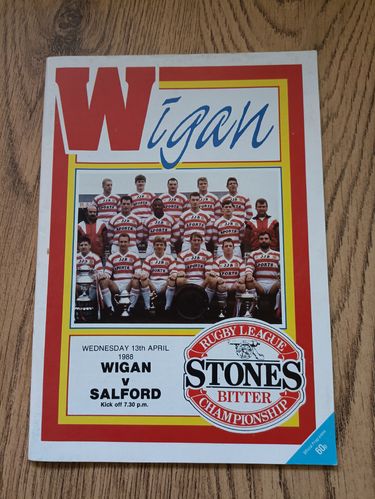 Wigan v Salford April 1988