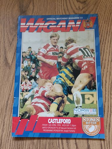 Wigan v Castleford April 1993