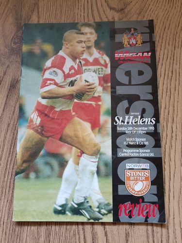 Wigan v St Helens Dec 1993