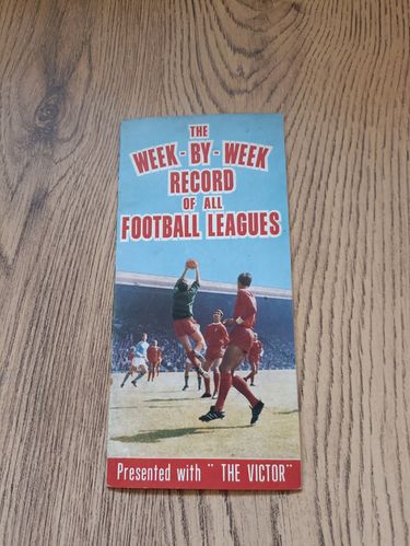 ' The Week by Week Record of all Football Leagues ' 1969 Booklet