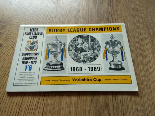 Leeds 1969-70 Supporters' Rugby League Handbook