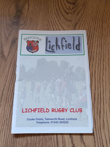 Lichfield v Sutton Coldfield Sept 2003