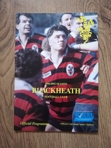 Blackheath v Coventry Dec 1991