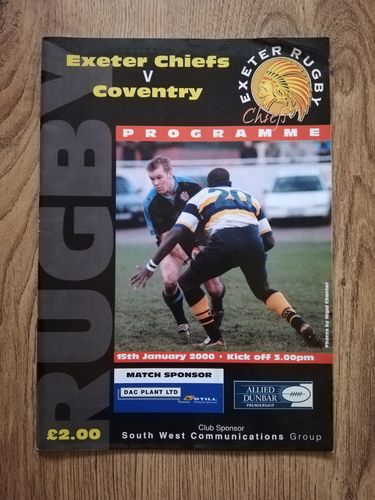 Exeter Chiefs v Coventry Jan 2000