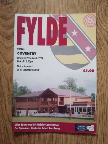 Fylde v Coventry March 1999