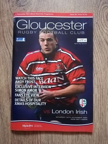 Gloucester v London Irish Nov 2002