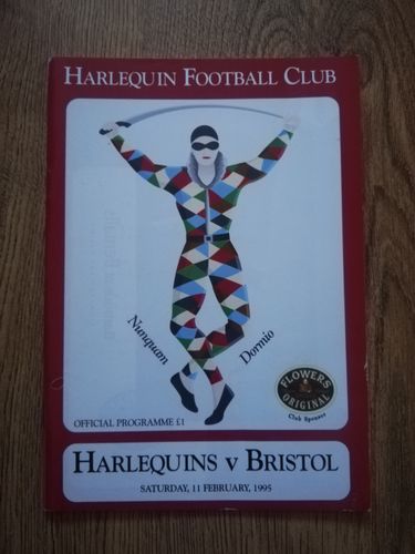 Harlequins v Bristol Feb 1995