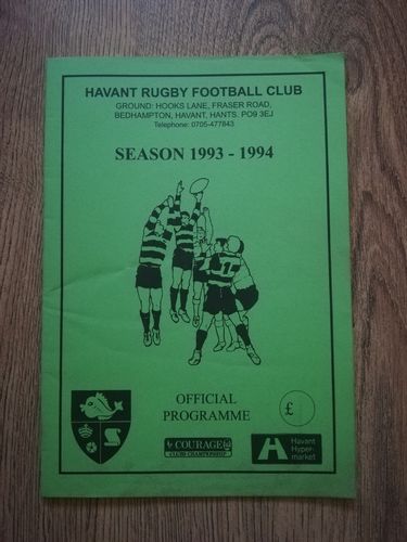 Havant v Coventry Dec 1993