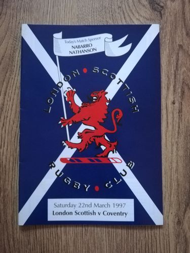 London Scottish v Coventry March 1997