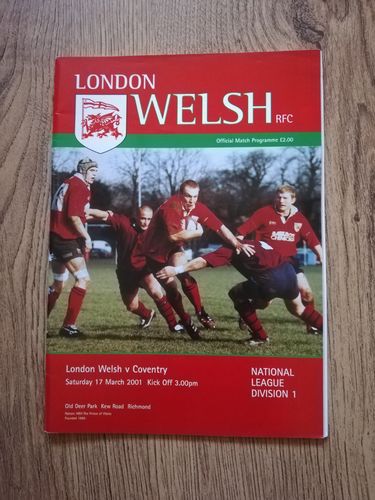 London Welsh v Coventry March 2001