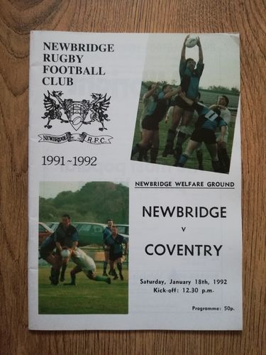 Newbridge v Coventry Jan 1992