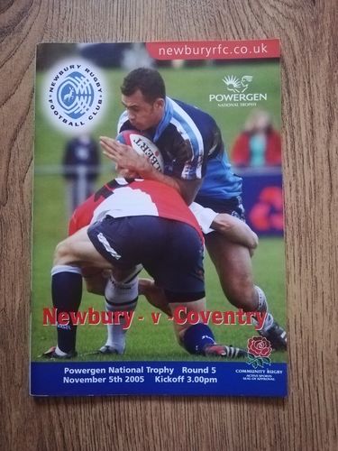 Newbury v Coventry Nov 2005 Powergen Trophy