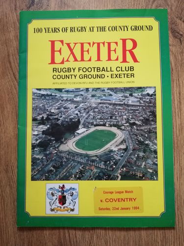 Exeter v Coventry Jan 1994
