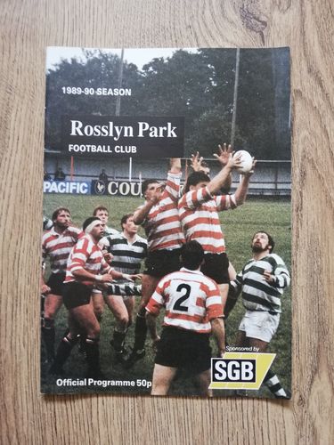 Rosslyn Park v Coventry Feb 1990