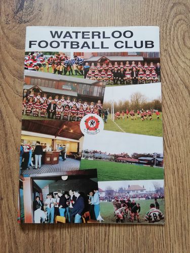 Waterloo v Coventry Feb 1993 Rugby Programme