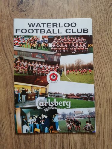 Waterloo v Coventry Oct 1994 Rugby Programme