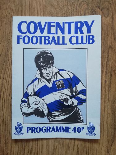Coventry v Pontypool April 1988