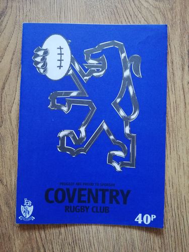 Coventry v Bridgend Oct 1989