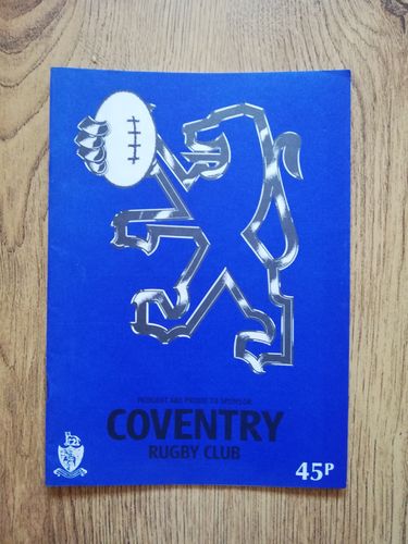 Coventry v Blackheath Oct 1990