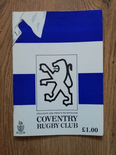 Coventry v Bath Feb 1992