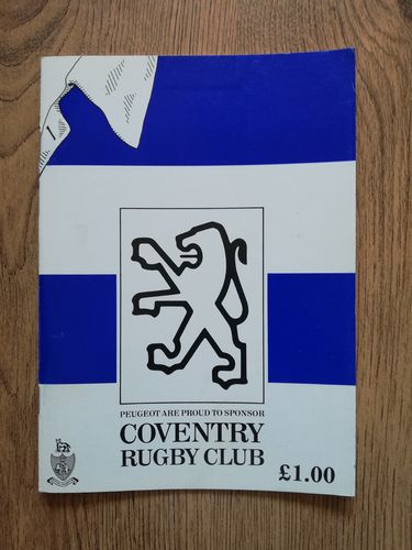 Coventry v Sale April 1992