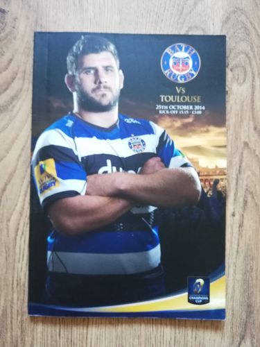 Bath v Toulouse Oct 2014 European Champions Cup