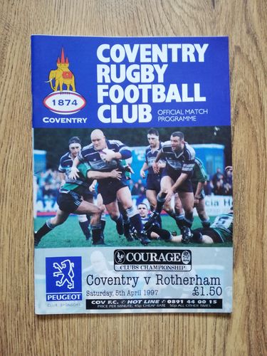 Coventry v Rotherham April 1997