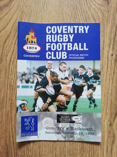 Coventry v Blackheath Feb 1999