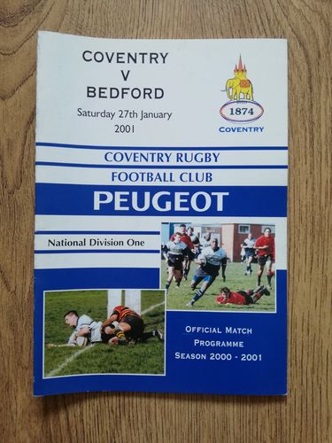 Coventry v Bedford Jan 2001