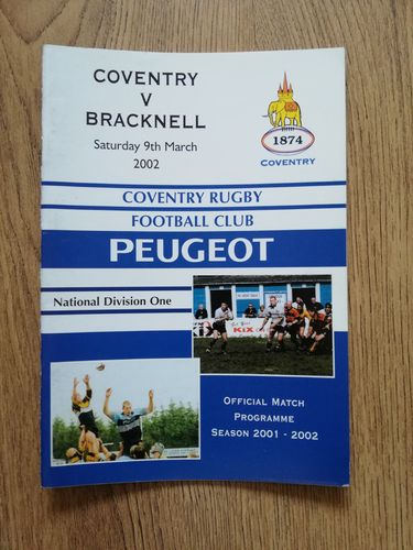 Coventry v Bracknell March 2002