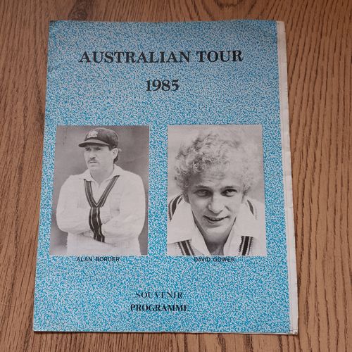Australian Cricket Tour to UK & Ireland 1985 Souvenir Programme