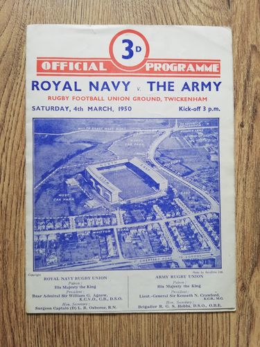 Royal Navy v The Army March 1950