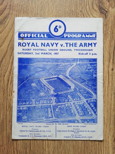 Royal Navy v The Army March 1957