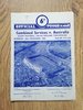 Combined Services v Australia Dec 1966 Rugby Programme