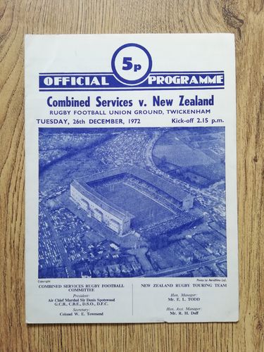 Combined Services v New Zealand Dec 1972