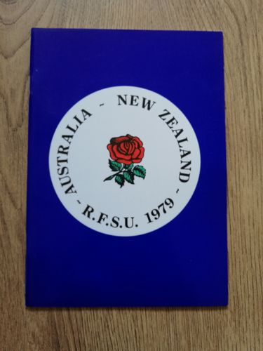 England Schools (19 Group) 1979 Tour to Australia & New Zealand Brochure