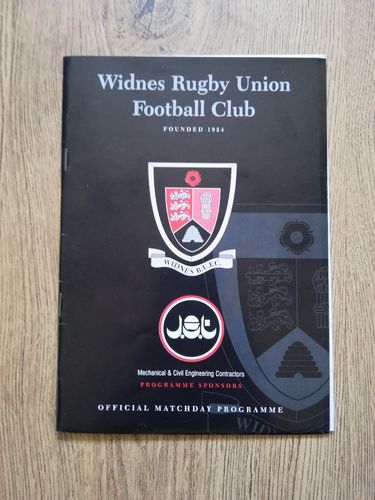 Widnes v Doncaster Jan 1999 Rugby Union Programme