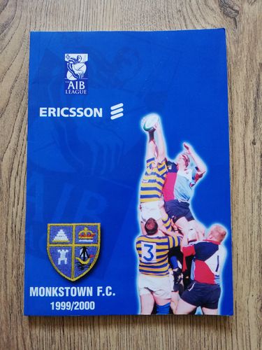 Monkstown Rugby Club 1999-2000 Yearbook