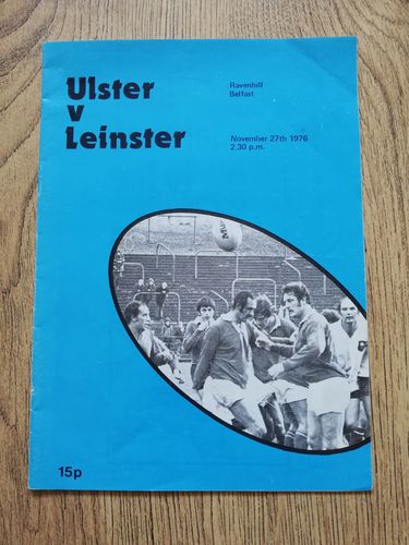 Ulster v Leinster Nov 1976 Rugby Programme