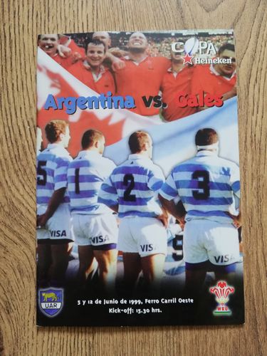 Argentina v Wales 2nd Test 1999