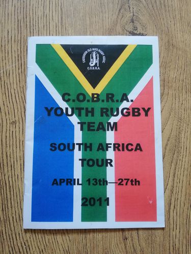 Caereinion Old Boys Youth Team 2011 Rugby Tour to South Africa Brochure