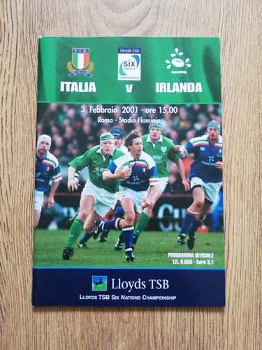 Italy v Ireland Feb 2001