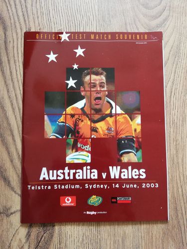 Australia v Wales June 2003